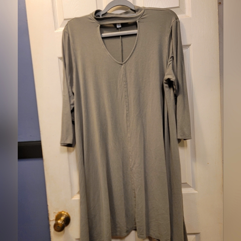 Boutique Green Midi Dress Size 1X